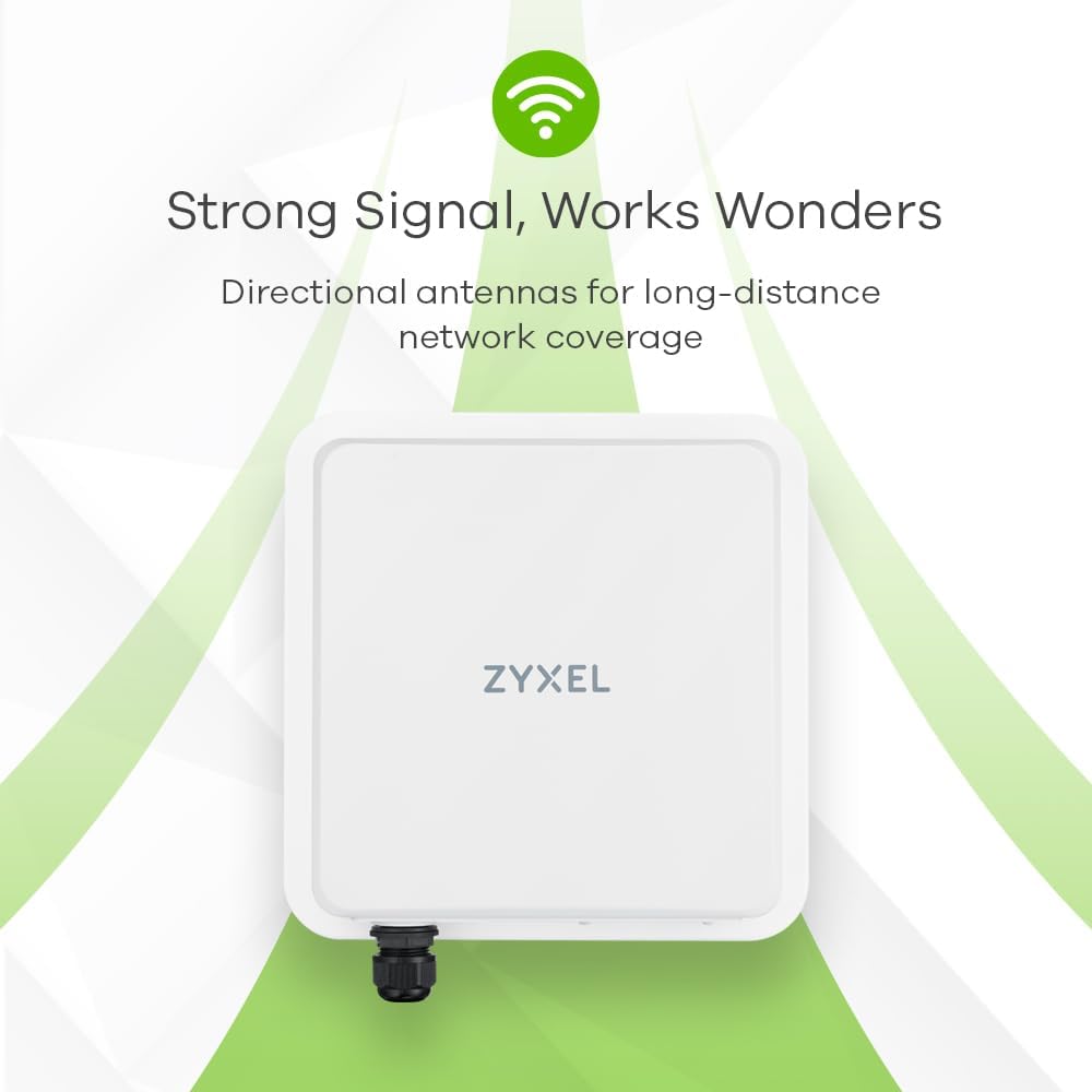 ZYXEL FWA710 5G Outdoor Router: 4,67 Gbit/s, PoE, Nebula Cloud, IP68