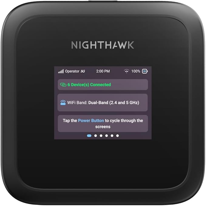NETGEAR Nighthawk M3 Mobiler 5G WiFi 6 Router – Schneller, sicherer AX3600 Hotspot