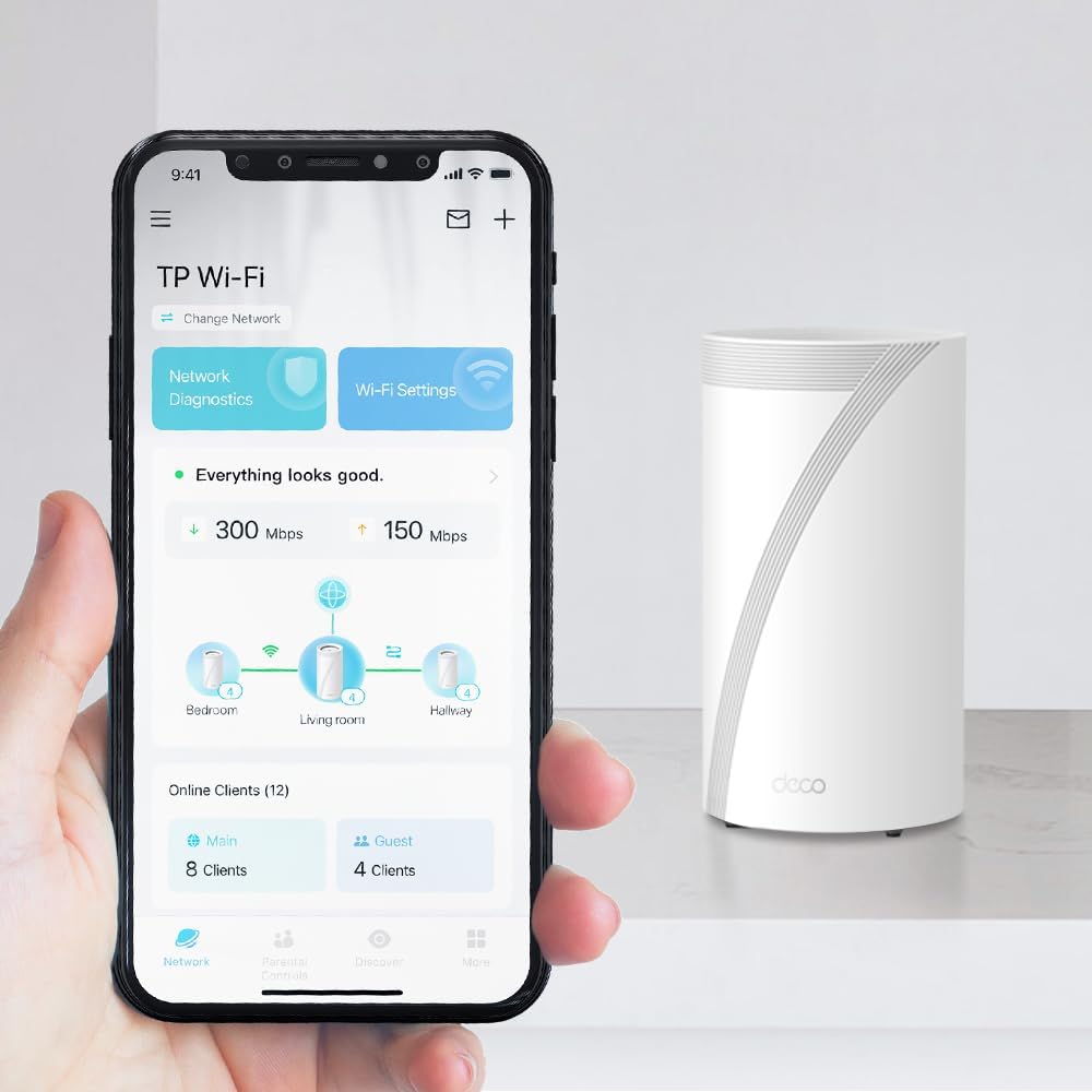 TP-Link Deco BE85 Wi-Fi 7 Mesh WLAN System – Ultra-Schneller Tri-Band Router