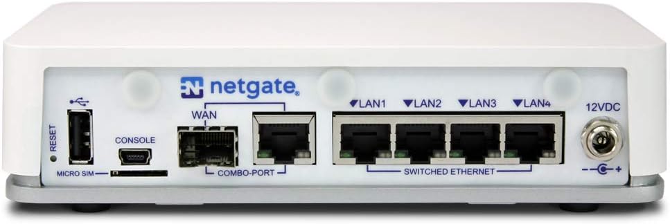 Netgate 2100 pfSense+ Firewall Router, 128GB M.2 SATA III SSD, Sicher & Leistungsstark
