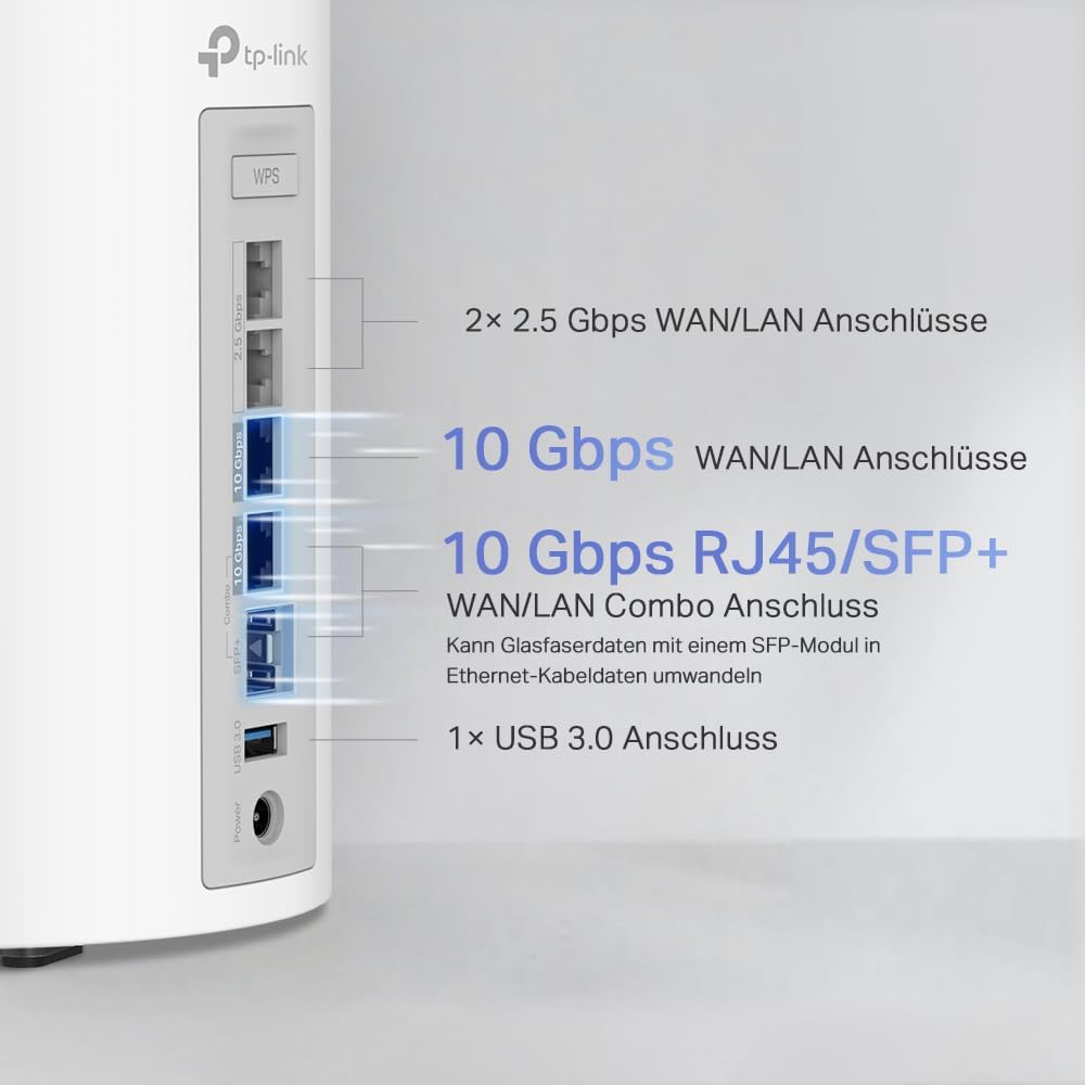 TP-Link Deco BE85 Wi-Fi 7 Mesh WLAN System – Ultra-Schneller Tri-Band Router