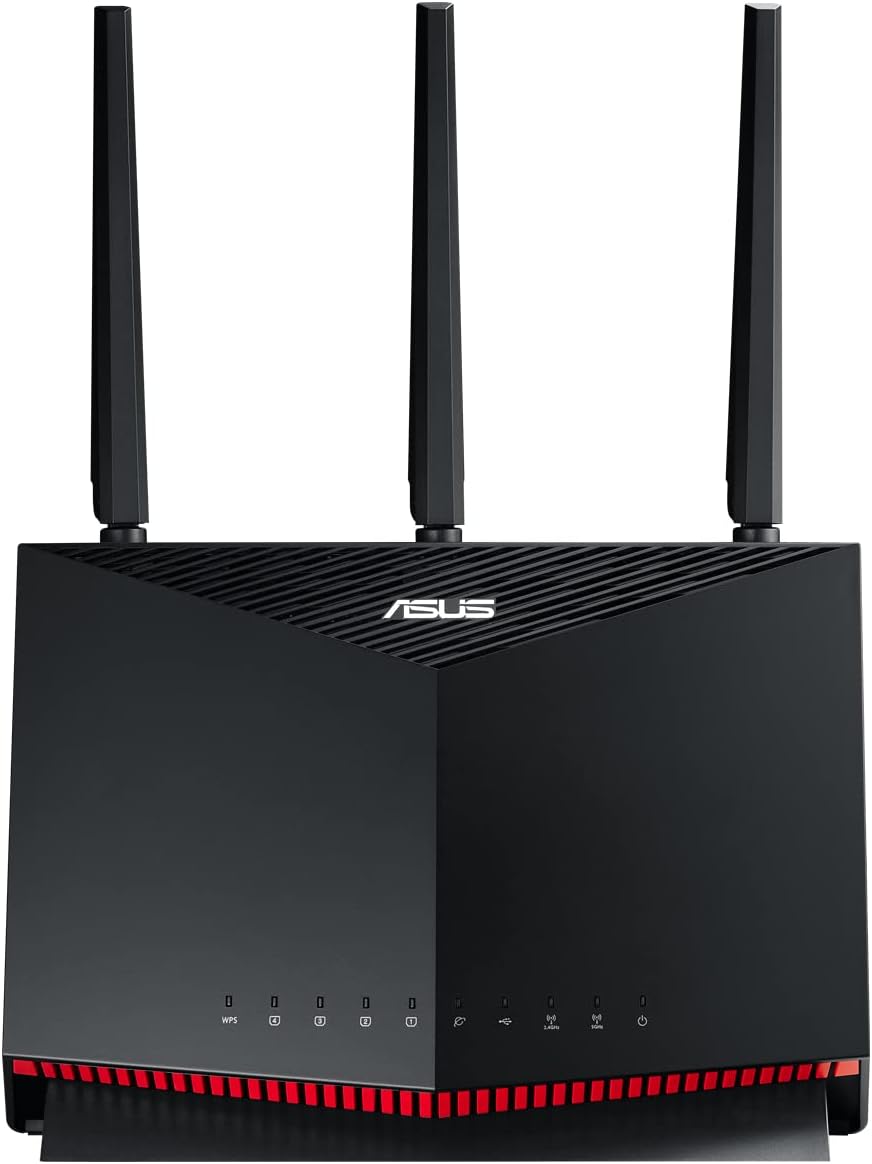 ASUS RT-AX86S AX5700 WiFi 6 Gaming-Router Dualband Gigabit AiMesh AiProtection