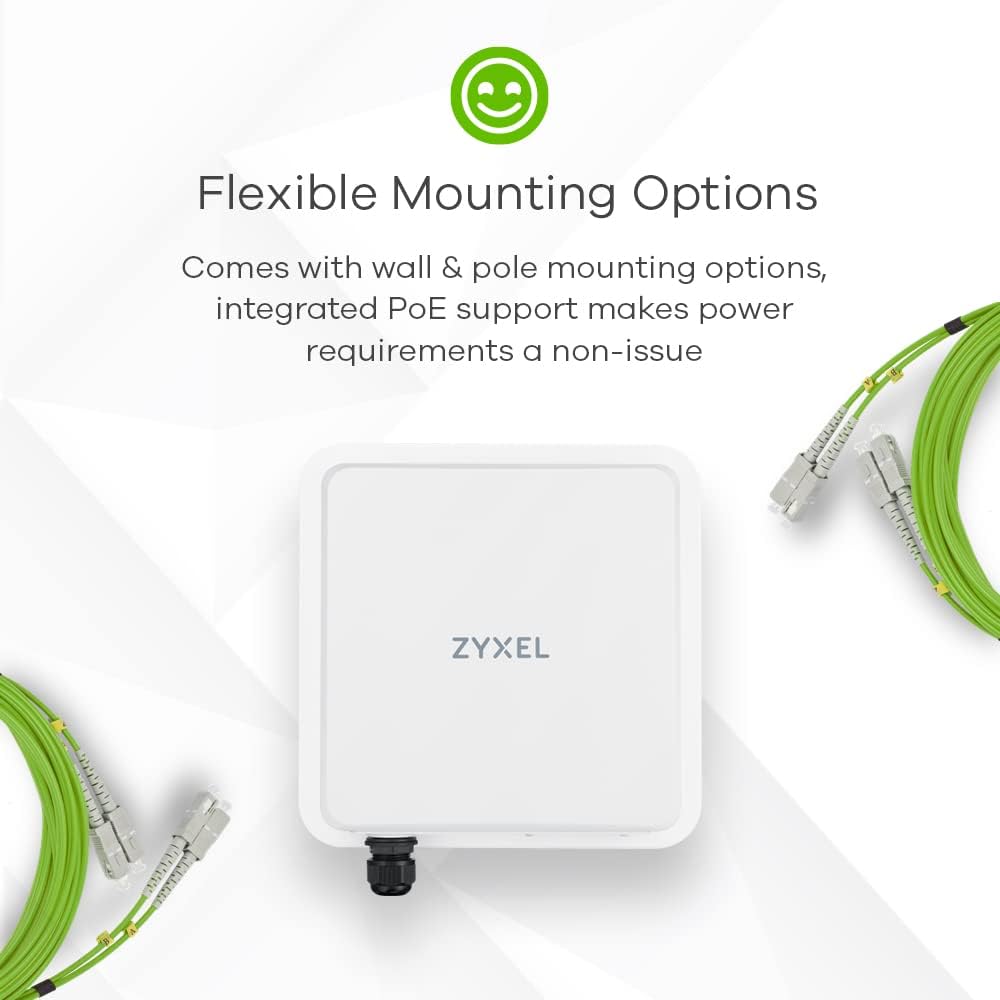 ZYXEL FWA710 5G Outdoor Router: 4,67 Gbit/s, PoE, Nebula Cloud, IP68