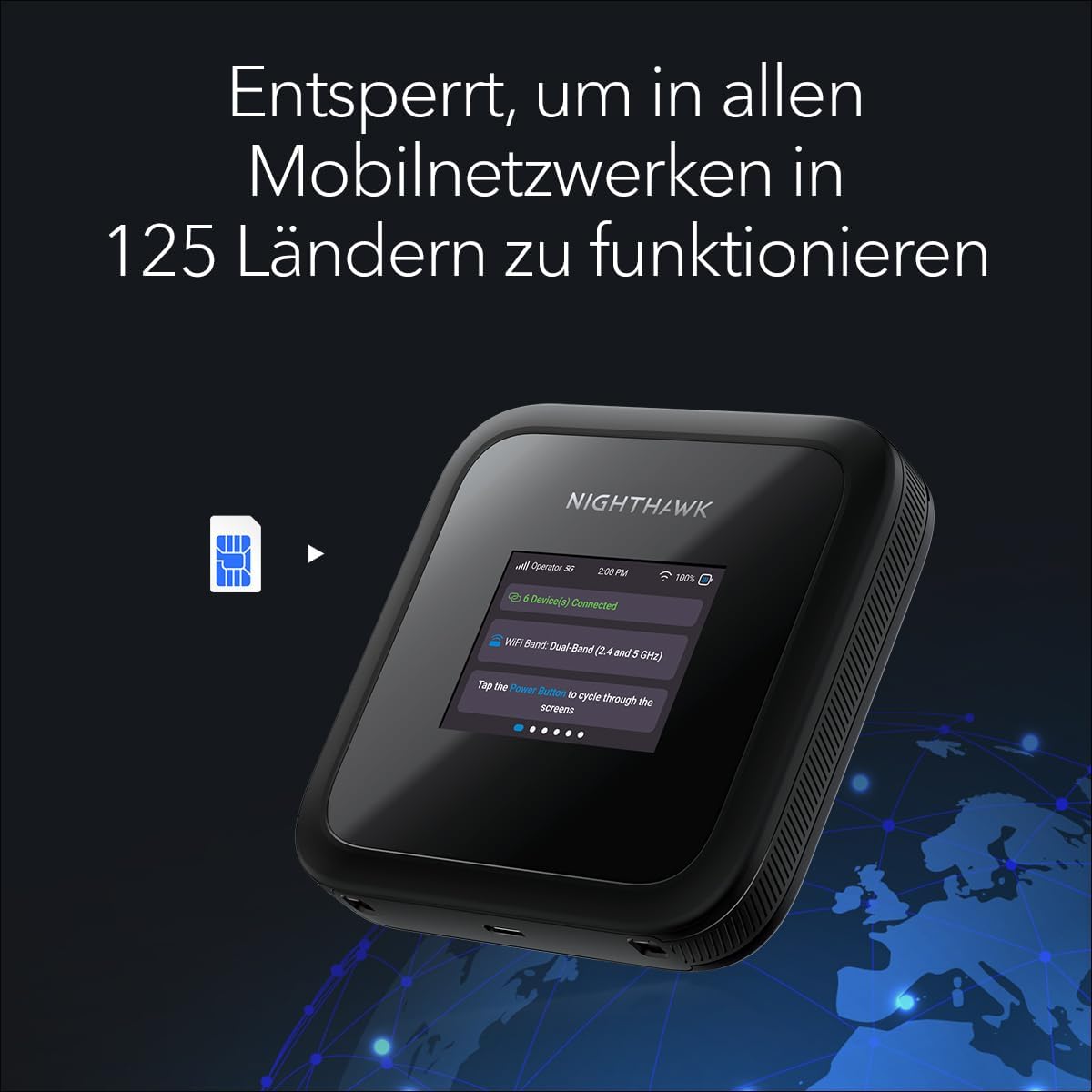 NETGEAR Nighthawk M3 Mobiler 5G WiFi 6 Router – Schneller, sicherer AX3600 Hotspot