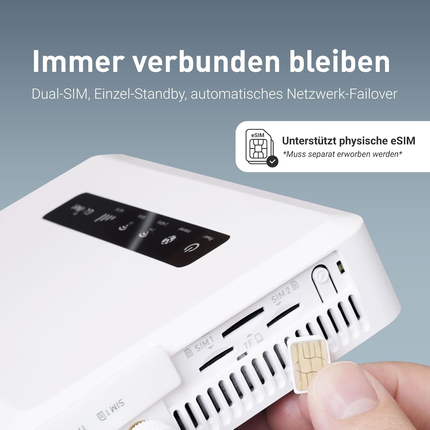 GL.iNet Spitz AX 5G NR AX3000 WLAN 6 Router: Multi-WAN, Dual-SIM, OpenWrt, RV-fähig