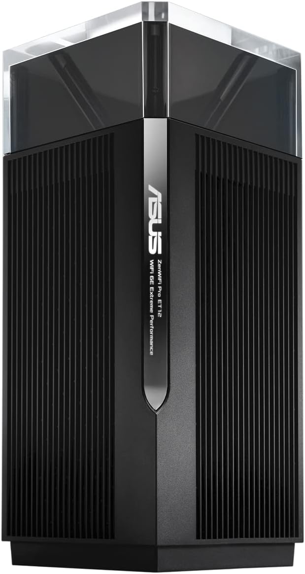 ASUS ZenWiFi Pro ET12 AXE11000 Tri-Band WiFi 6E Mesh-System: Ultraschnell, 6GHz, 2.5G Ports