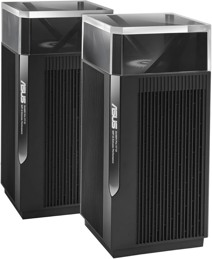 ASUS ZenWiFi Pro XT12 AX11000 Tri-Band WiFi 6 Mesh System: 2.5G Ports, 560m² Abdeckung