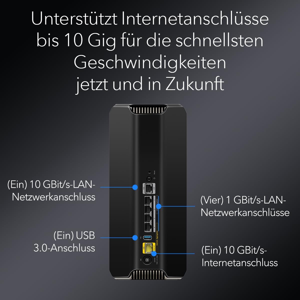NETGEAR Nighthawk RS700S Tri-Band WiFi 7 Router – Ultraschnell, Sicher, Großflächig