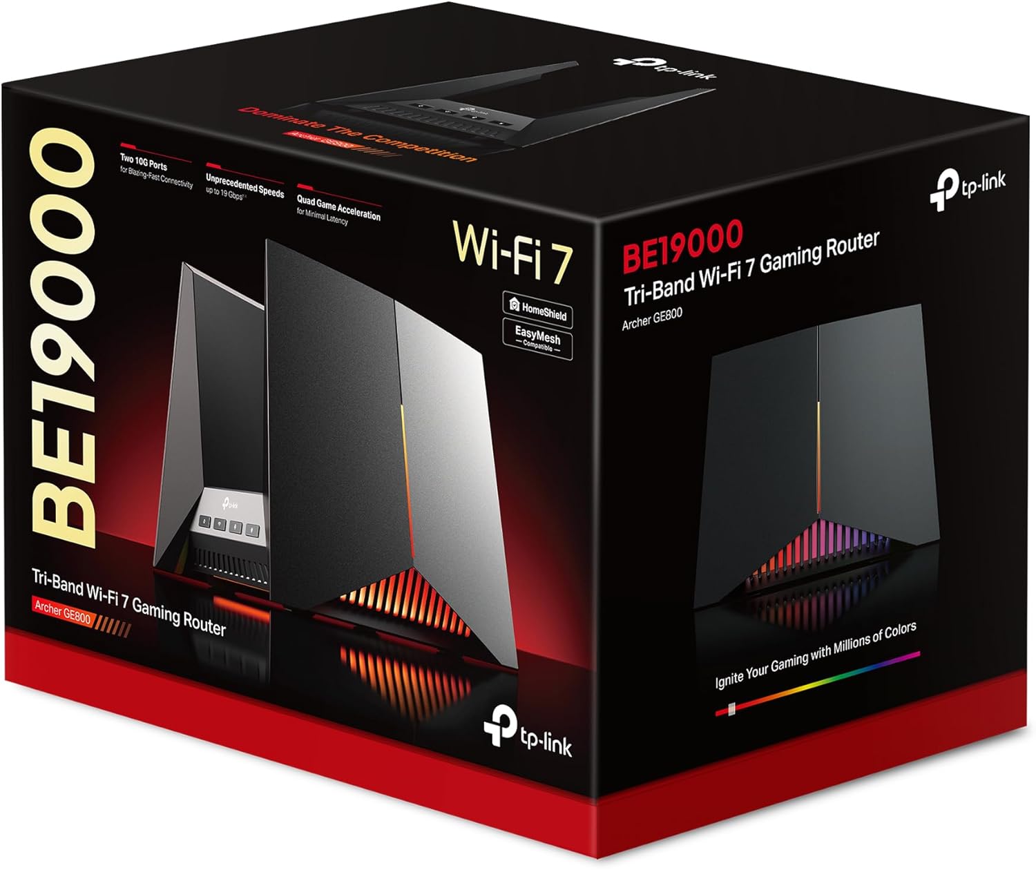 TP-Link Archer GE800 Tri-Band Wi-Fi 7 Gaming Router für Ultimative Geschwindigkeit