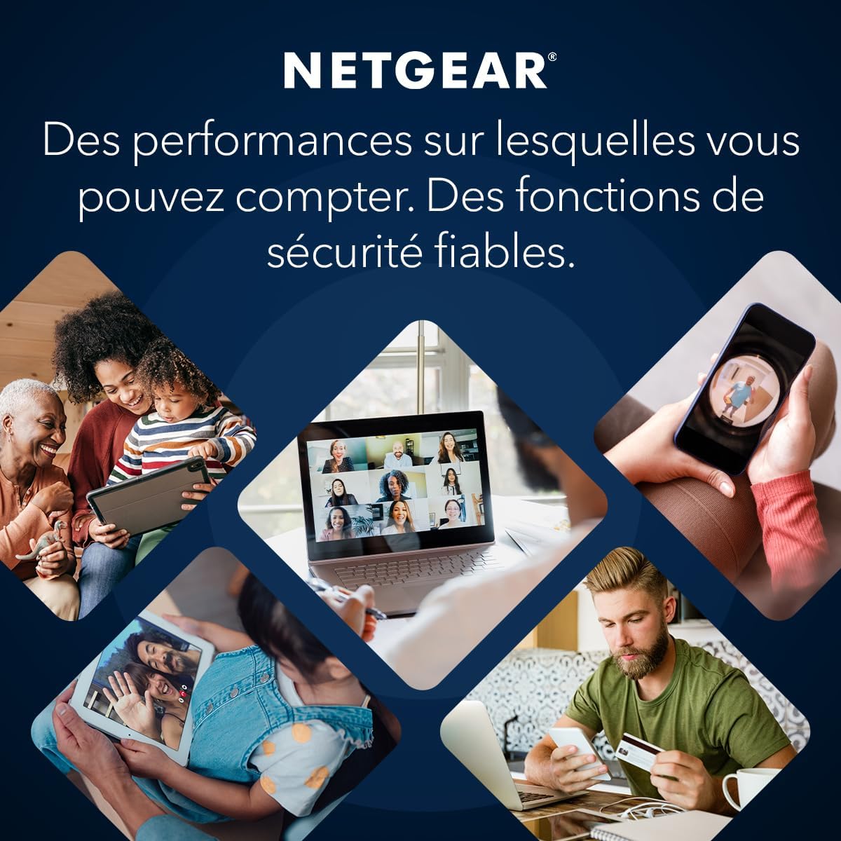 NETGEAR Nighthawk RS600 Tri-Band WiFi 7 Router Ultraschnell 18 Gbit/s Heimnetzwerk Gaming Streaming