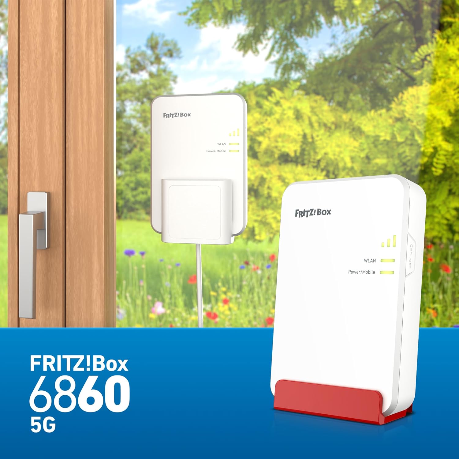 AVM FRITZ!Box 6860 5G Router: Robustes Wi-Fi 6 Outdoor/Indoor Mobilfunk-Internet mit PoE+