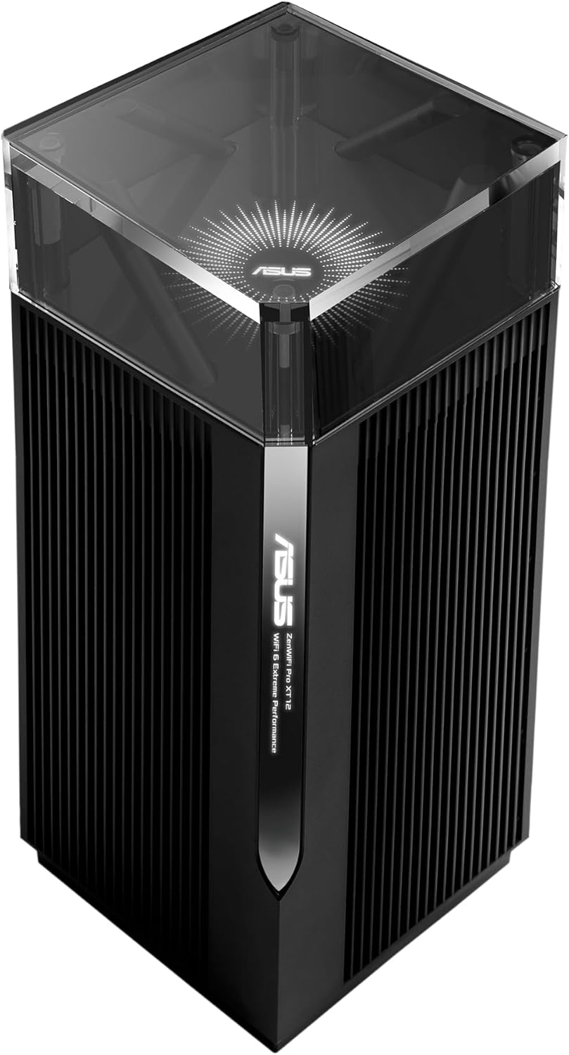 ASUS ZenWiFi Pro XT12 AX11000 Tri-Band WiFi 6 Mesh System: 2.5G Ports, 560m² Abdeckung
