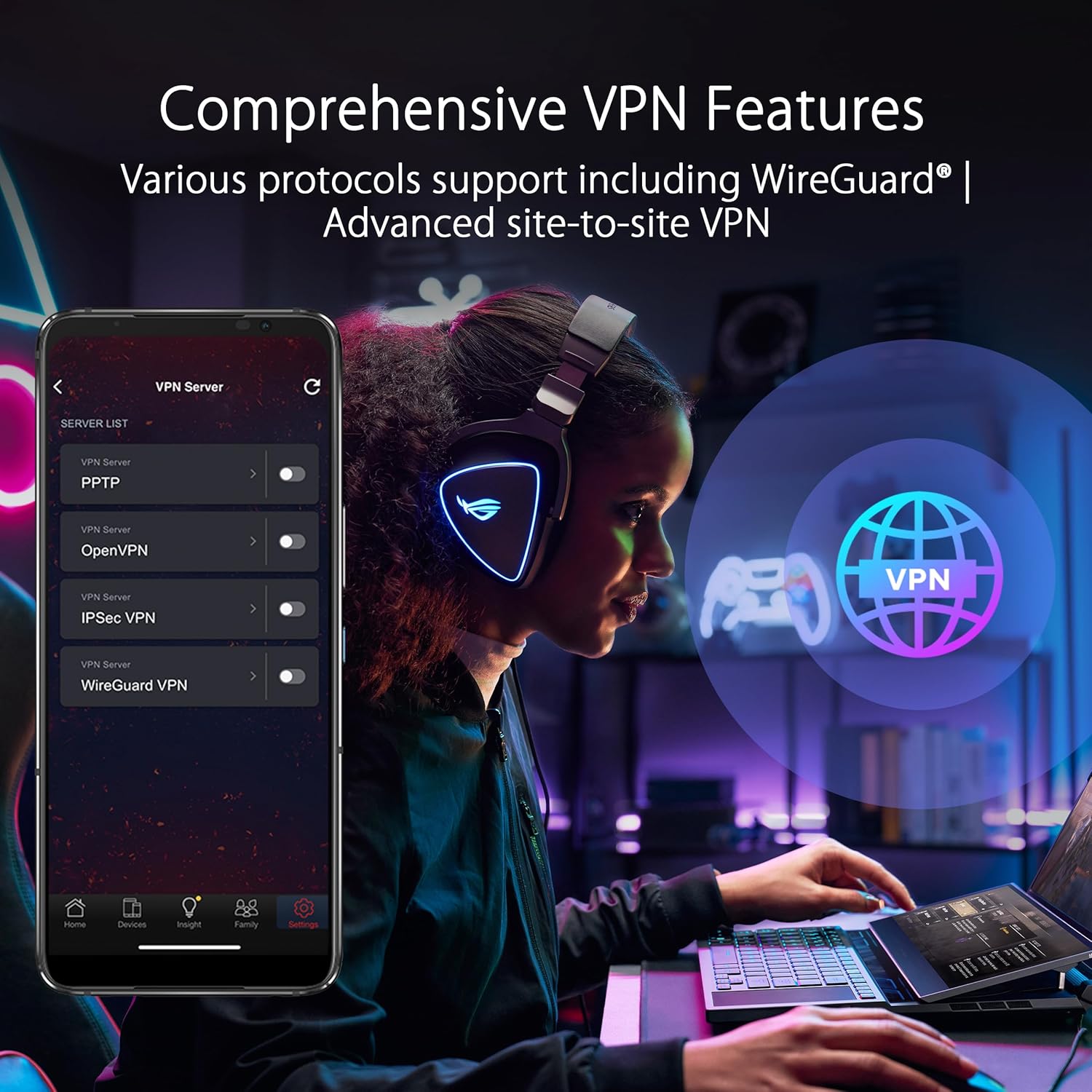 ASUS ROG Rapture GT-BE98 WiFi 7 Gaming Router: Dual 10G, Aura RGB