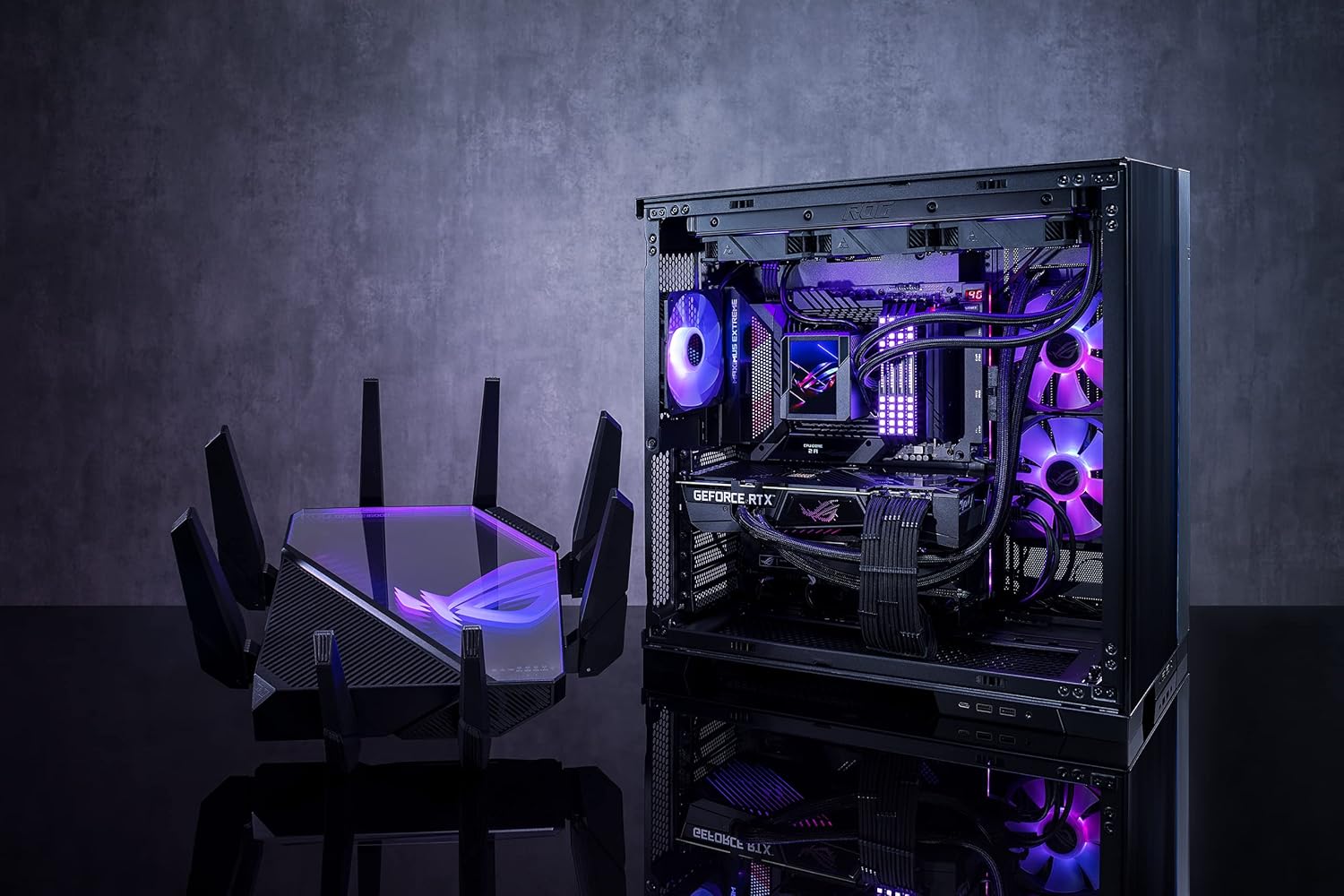 ASUS ROG Rapture GT-AXE16000 WiFi 6E Gaming Router: 16000Mbit/s, 10G, AiMesh