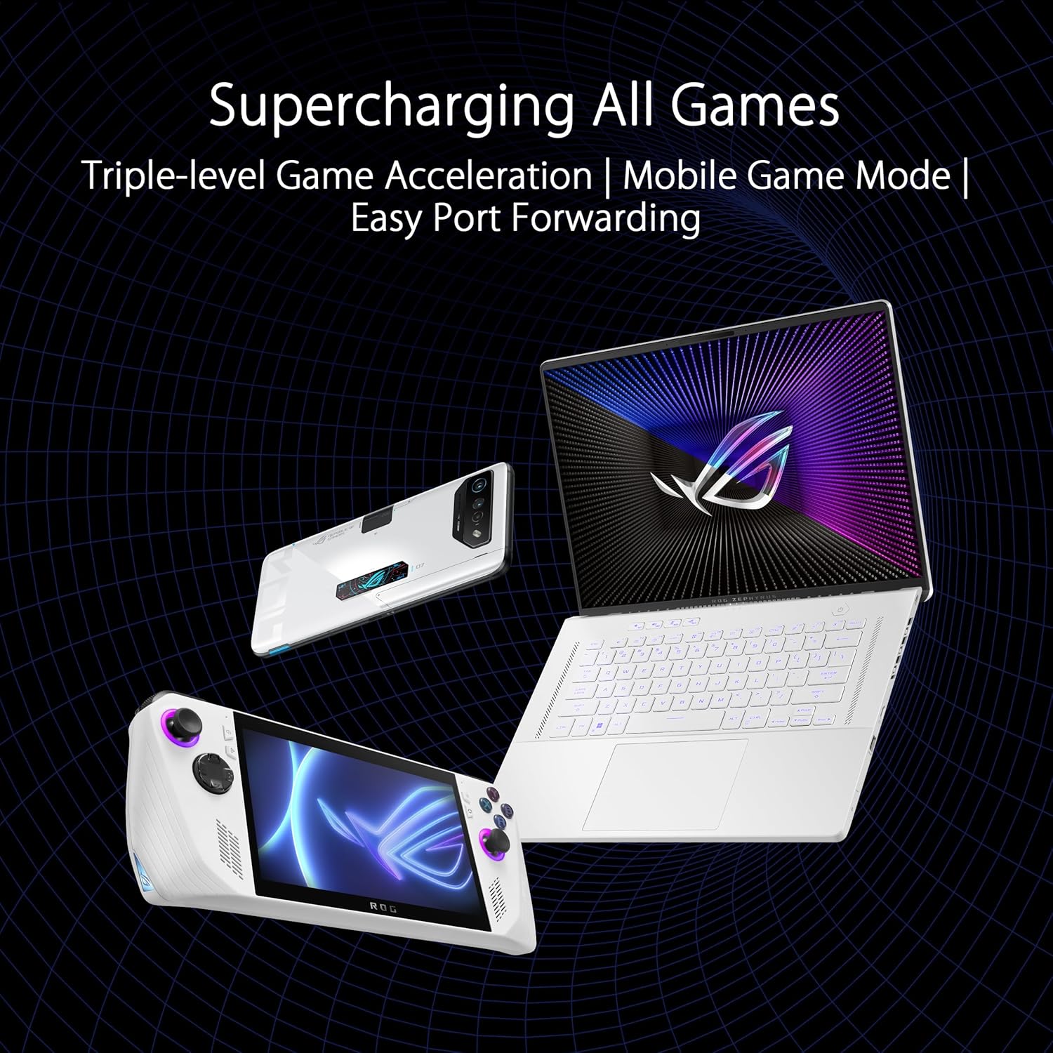 ASUS ROG Rapture GT-BE98 WiFi 7 Gaming Router: Dual 10G, Aura RGB