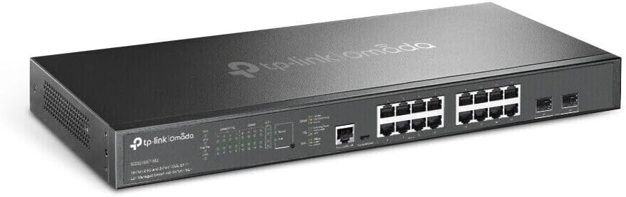 TP-Link Omada SG3218XP-M2 16-Port 2.5G PoE+ L2+ Managed Netzwerk Switch
