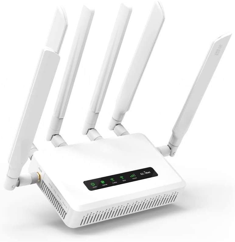 GL.iNet Spitz AX 5G NR AX3000 WLAN 6 Router: Multi-WAN, Dual-SIM, OpenWrt, RV-fähig