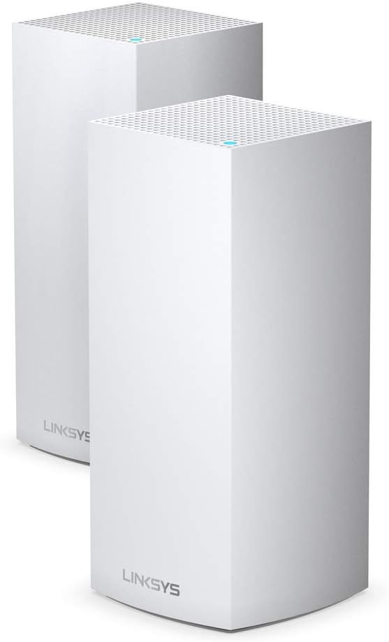 Linksys Velop MX10600 Tri-Band WiFi 6 Mesh AX5300 – Nahtloses WLAN für 525m²