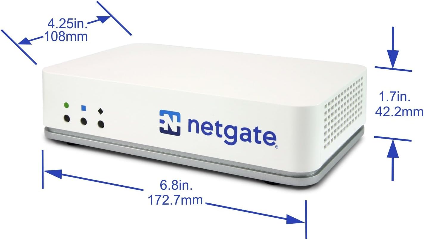 Netgate 2100 pfSense+ Firewall Router, 128GB M.2 SATA III SSD, Sicher & Leistungsstark