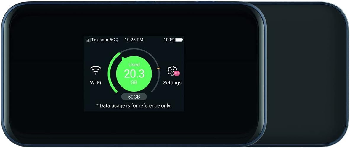 ZTE MU5001 HyperMobile 5G WLAN Router Schwarz – Dein schneller Hotspot für unterwegs