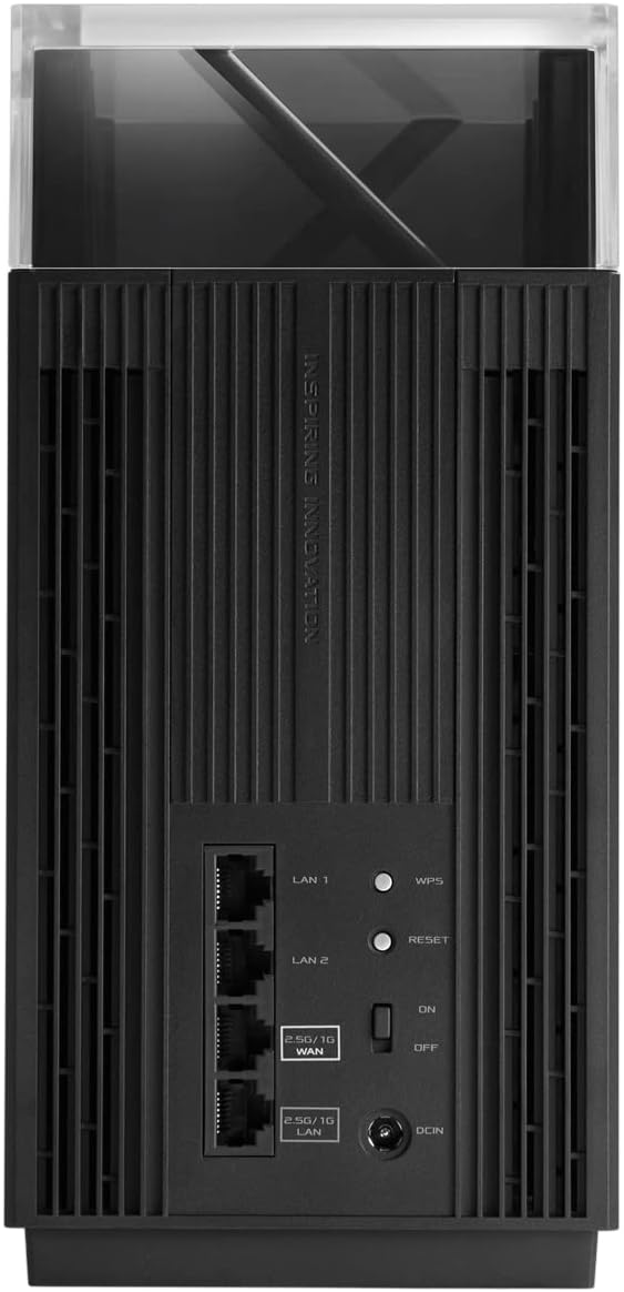 ASUS ZenWiFi Pro ET12 AXE11000 Tri-Band WiFi 6E Mesh-System: Ultraschnell, 6GHz, 2.5G Ports