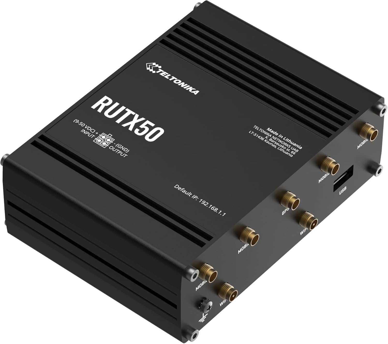 Teltonika RUTX50 Industrieller 5G Router mit Dual SIM, Wi-Fi 5 & Gigabit Ethernet