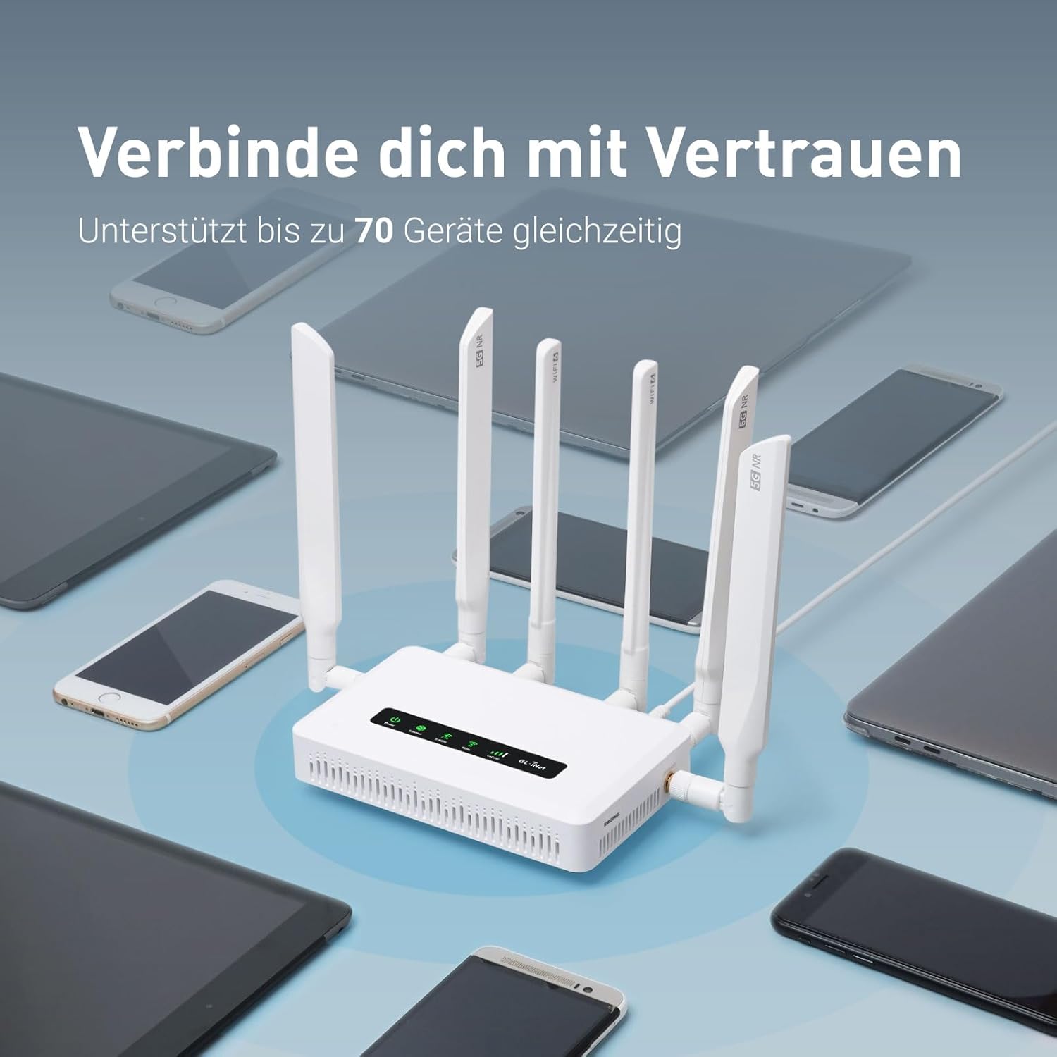 GL.iNet Spitz AX 5G NR AX3000 WLAN 6 Router: Multi-WAN, Dual-SIM, OpenWrt, RV-fähig