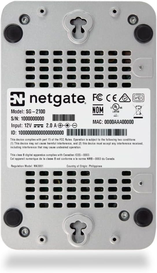 Netgate 2100 pfSense Plus Sicherheits-Gateway Appliance: Leistungsstarker Dual-Core Router