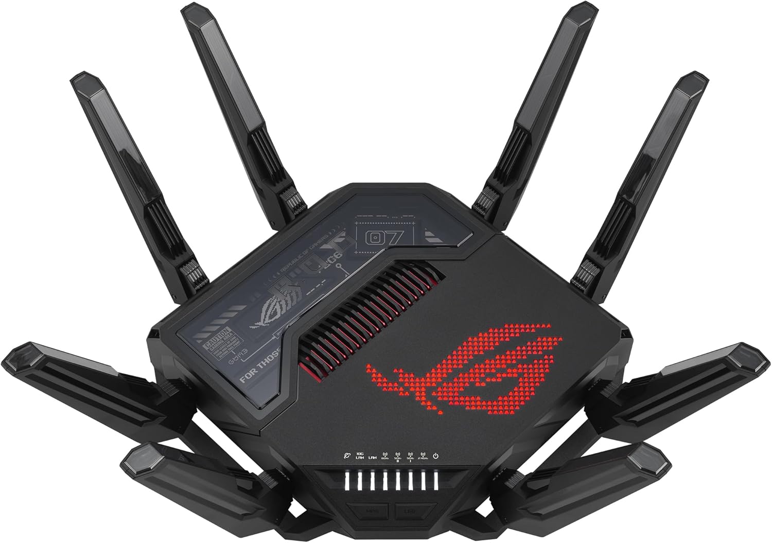 ASUS ROG Rapture GT-BE98 WiFi 7 Gaming Router: Dual 10G, Aura RGB