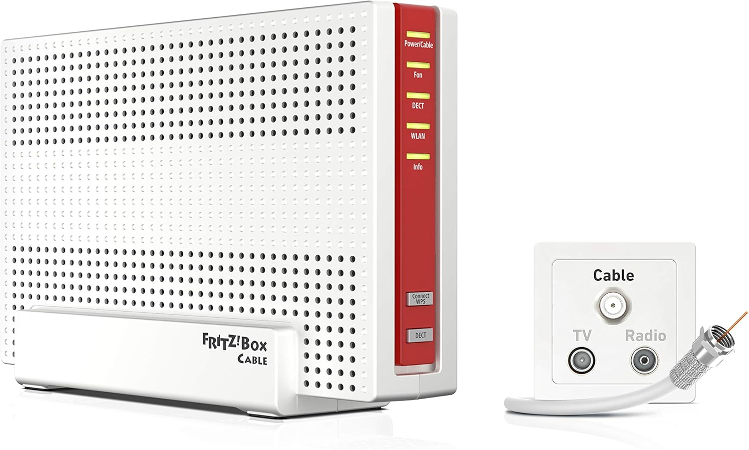 AVM FRITZ!Box 6591 Kabel Router: DOCSIS 3.1, Dual-WLAN AC+N, VoIP-Telefonanlage