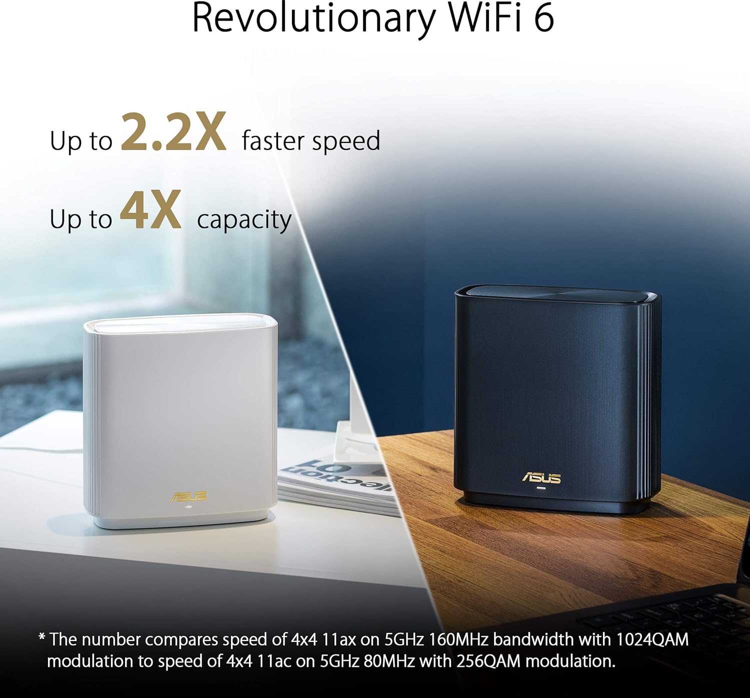 ASUS ZenWiFi XT8 AX6600 WiFi 6 AiMesh System – Leistungsstarkes Tri-Band WLAN